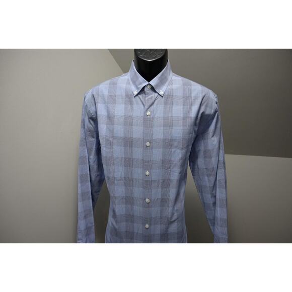 Bonobos Dress Shirt Standard Fit Plaid Casual Button Up Mens Sz Large - Picture 2 of 6